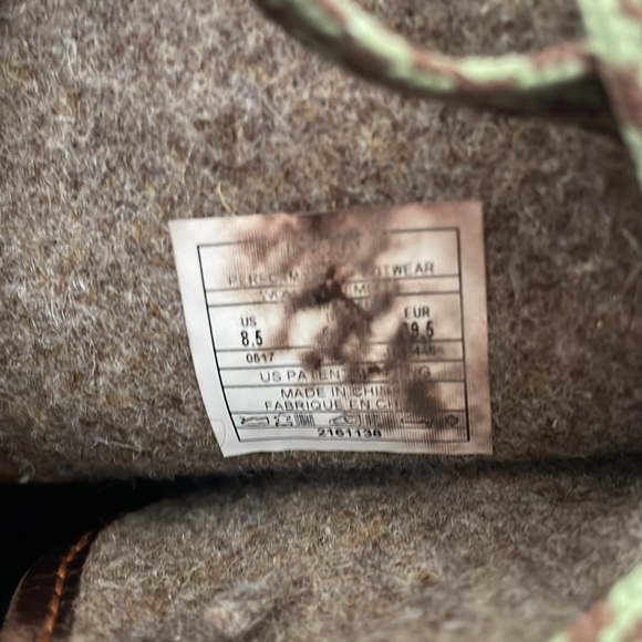 Fold Down Leather Wool Chaco Boots - Picture 6 of 6